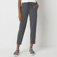 Stylus Womens Ankle Mid Rise Regular Fit Pull-On Pant