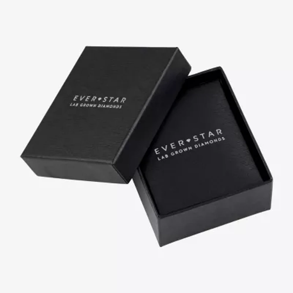 H-I / I1) Womens 1 CT. T.W. Lab Grown White Diamond 10K White Gold 21.9mm Hoop Earrings