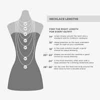 Liz Claiborne Silver Tone Womens 17 Inch Collar Necklace