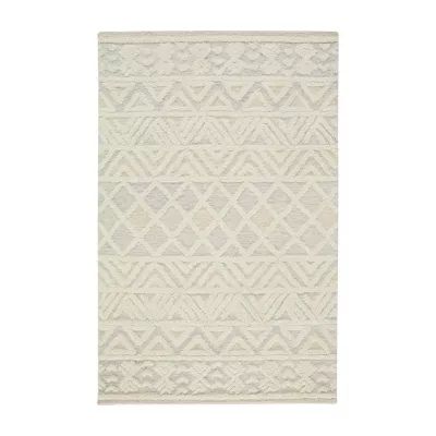 Weave And Wander Elika Geometric Hand Tufted Indoor Rectangle Accent Rugs