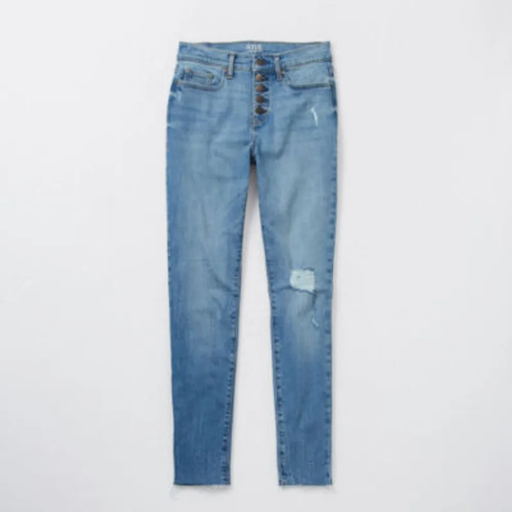 a.n.a Womens Button Fly Skinny Fit Jean