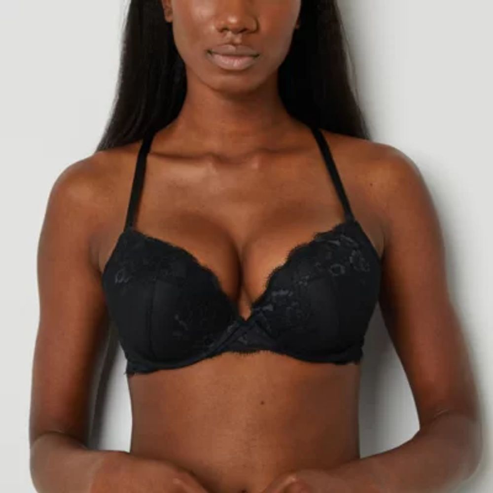 Ambrielle Convertible Lace Push Up Bra