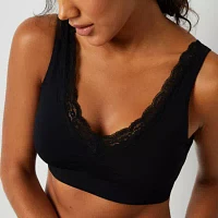 Ambrielle Smoothing Solutions Womens Seamless Medium Support Wireless Bralette 305572