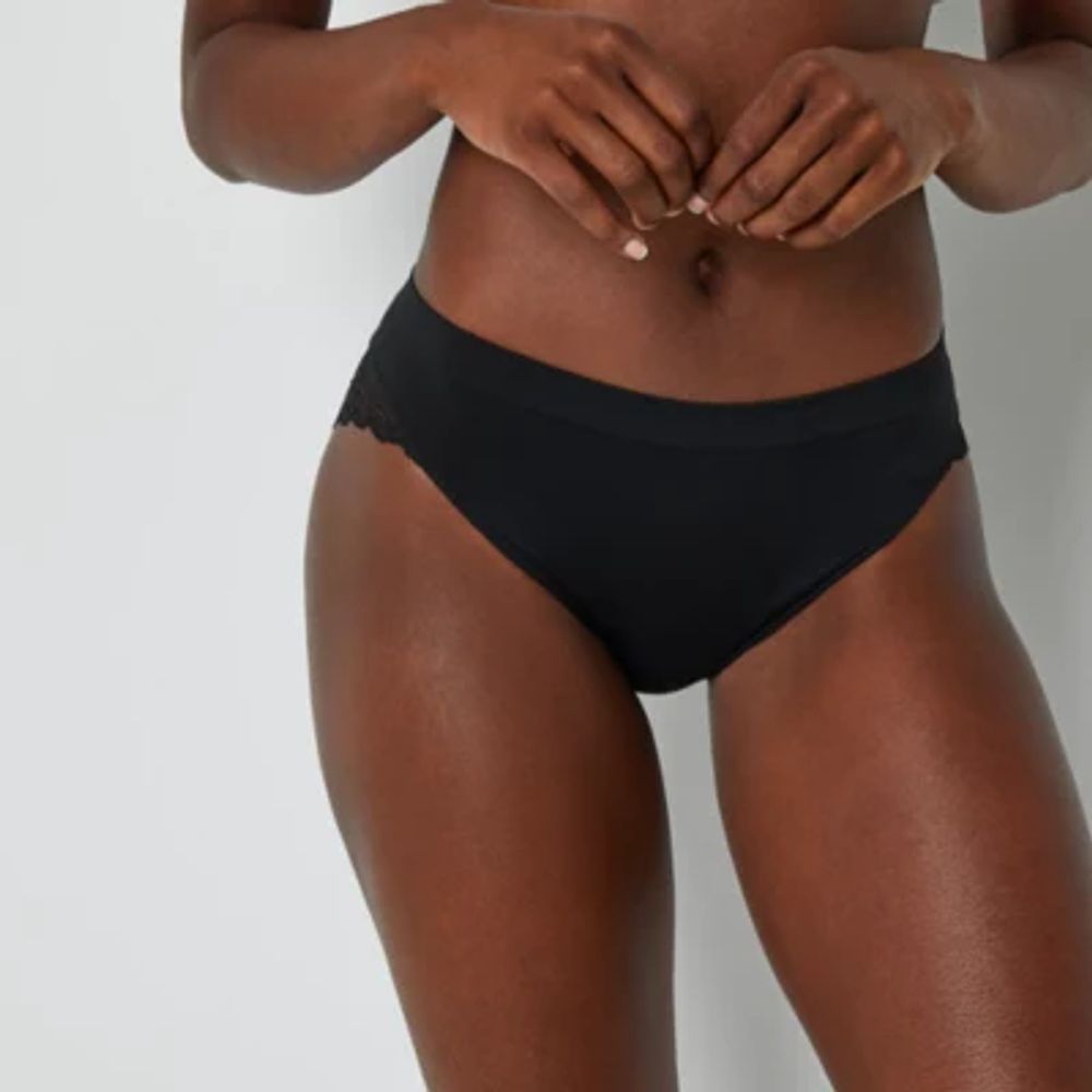 Ambrielle Seamless Lace High Cut Panty 12p050