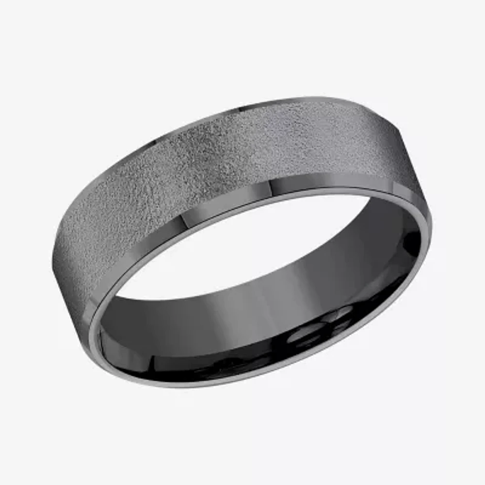Mens 7MM Tantalum Wedding Band