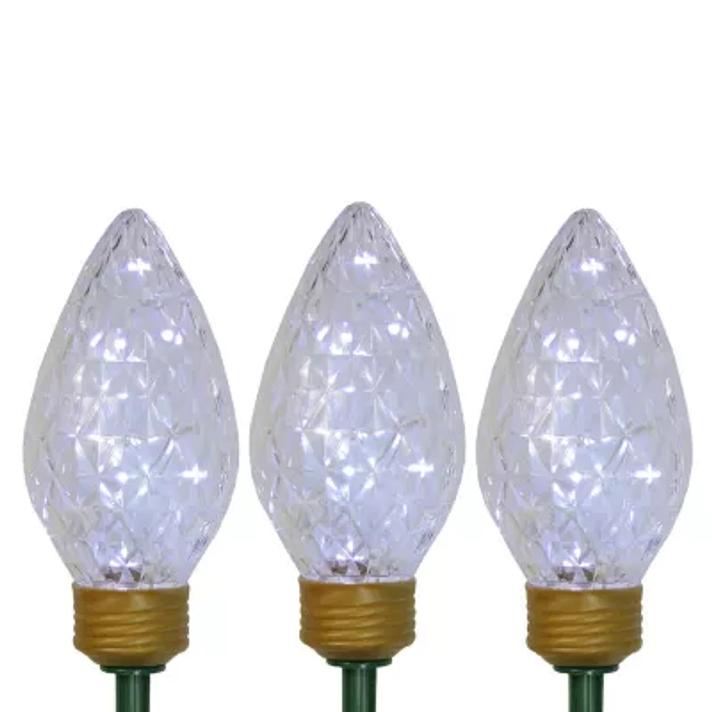 Northlight Led Jumbo Bulb Pathway Marker Christmas Yard Art