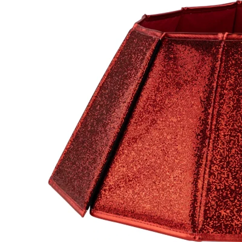 Northlight 26in Fabric Hexagonal Christmas Tree Collar