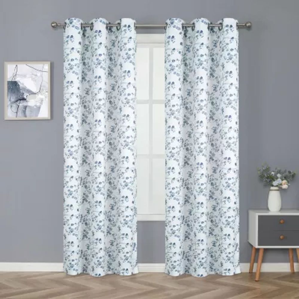 Regal Home Arlo Grommet Top Energy Saving Blackout Set of 2 Curtain Panel