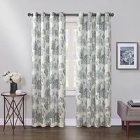 Max Blackout Prescott Print Grommet Top 100% Single Curtain Panel