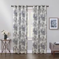 Max Blackout Prescott Print Grommet Top 100% Single Curtain Panel