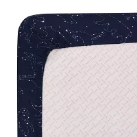 Nojo Super Soft Animal Constellation Crib Sheet