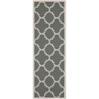 Safavieh Courtyard Collection Gina Geometric Indoor/Outdoor Runner Rug