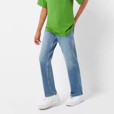 Thereabouts Little & Big Kid Boys Adjustable Waist Stretch Fabric Relaxed Fit Jean