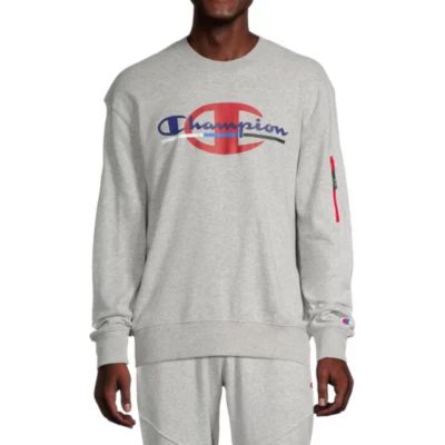 Champion Mens Crew Neck Long Sleeve Sweatshirt