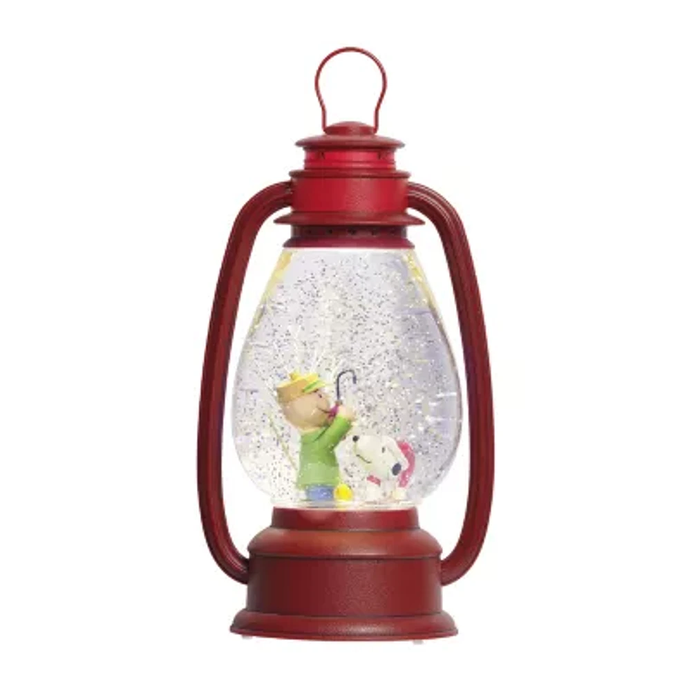 Roman Led Snoopy With Charlie Brown Decorating Tree Not Applicable Snow Globe