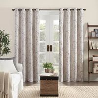 Eclipse Ambiance Botanical Grommet Top Energy Saving 100% Blackout Single Curtain Panel