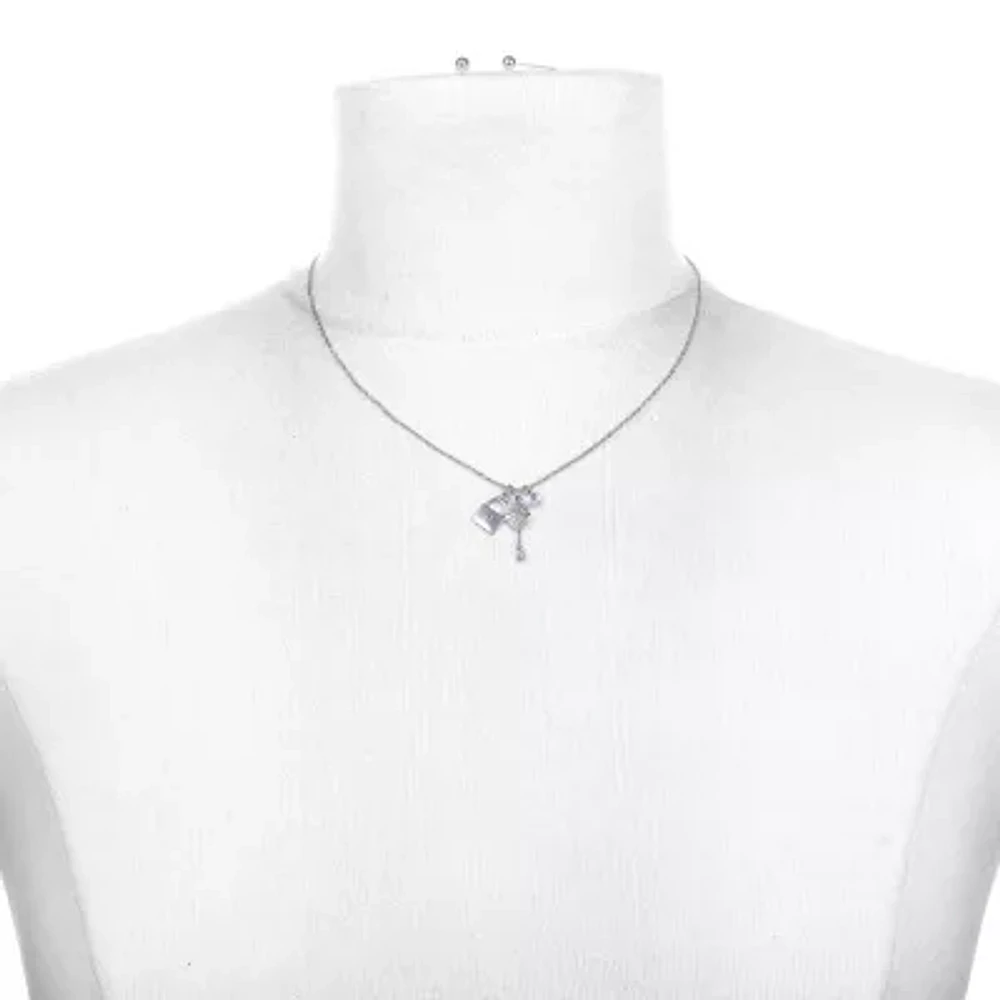 Bijoux Bar Delicates Womens Keys 2-pc. Jewelry Set