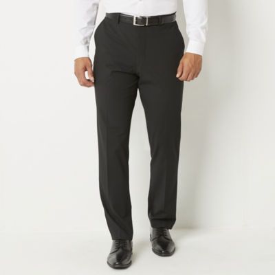 J. Ferrar Ultra Comfort Mens Stretch Fabric Classic Fit Flat Front Suit Pant