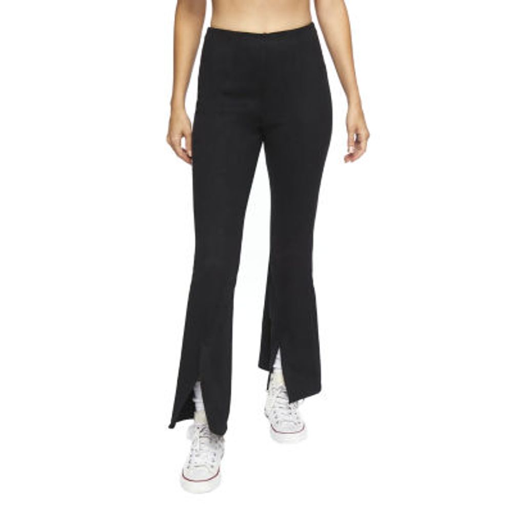Forever 21 Faux Suede Flare Pant Womens Flare High Rise Juniors Drawstring Pant