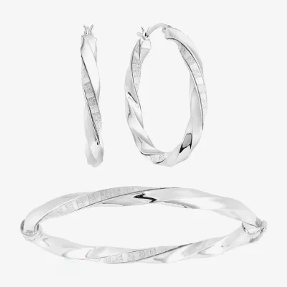 Womens Sterling Silver 2-pc. Jewelry Set