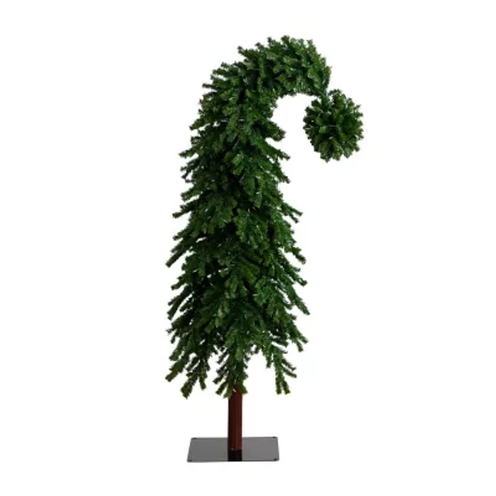 Nearly Natural Green Santa’S Hat 500 Led Lights And 1275 Bendable Branches 7 Foot Pre-Lit Fir Christmas Tree