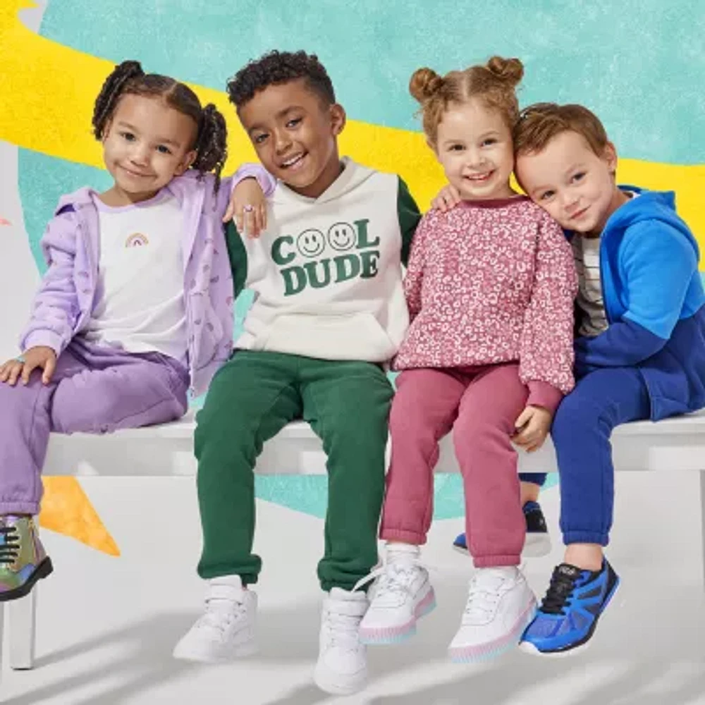 Okie Dokie Toddler Boys Cinched Regular Fit Jogger Pant