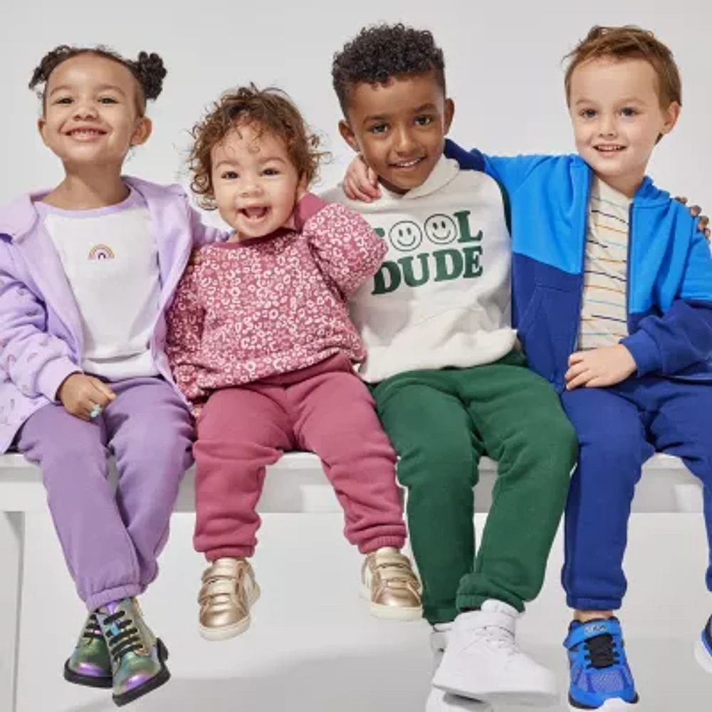 Okie Dokie Toddler Boys Cinched Regular Fit Jogger Pant