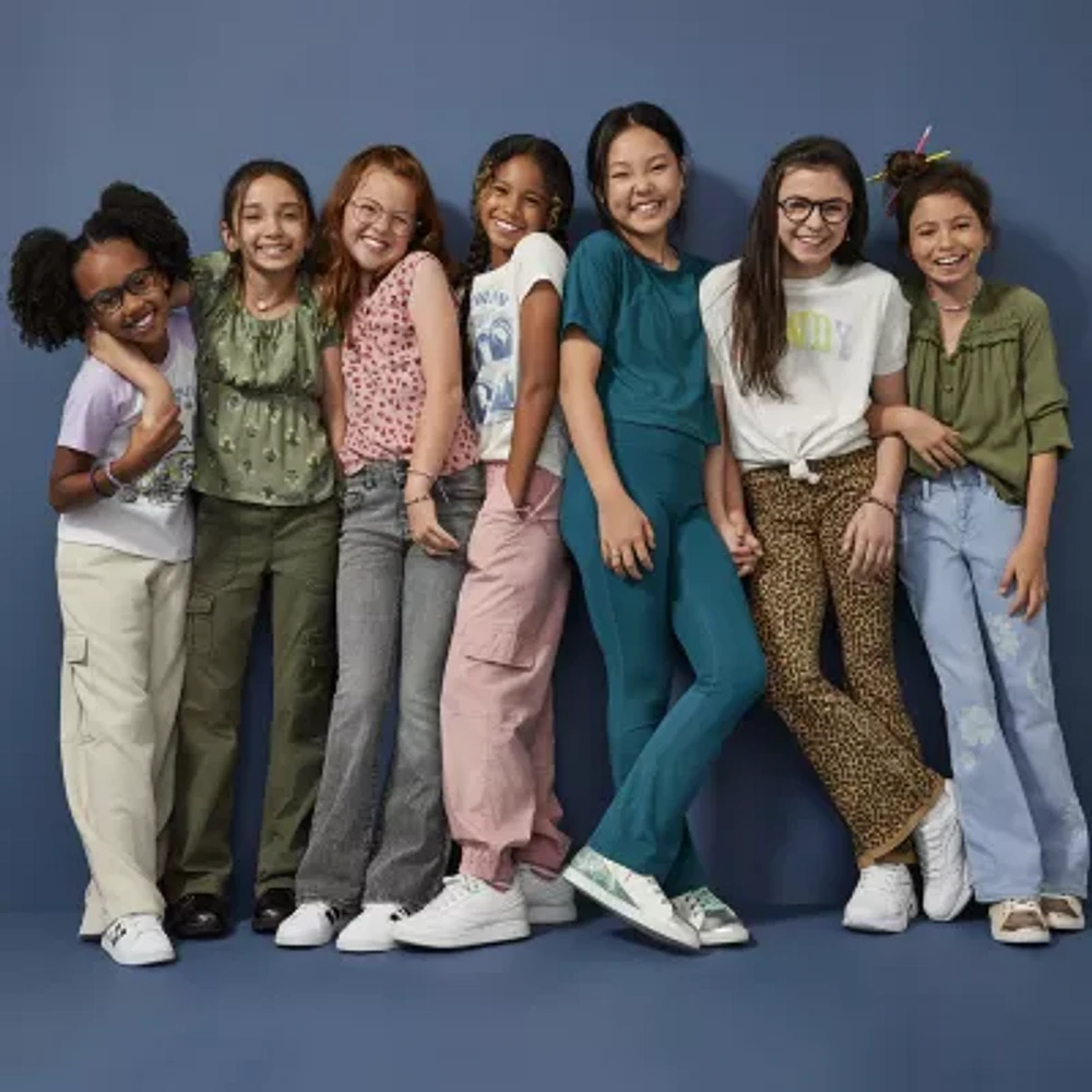 Thereabouts Little & Big Kid Girls Flare Cargo Pant