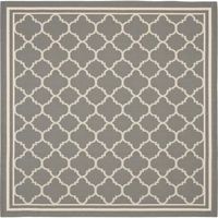 Safavieh Courtyard Collection Crispian Geometric Indoor/Outdoor Square Area Rug