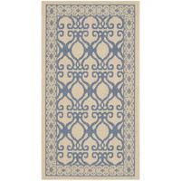 Safavieh Courtyard Collection Desi Geometric Indoor/Outdoor Area Rug