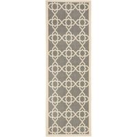 Safavieh Courtyard Collection Nicol Geometric Indoor/Outdoor Runner Rug