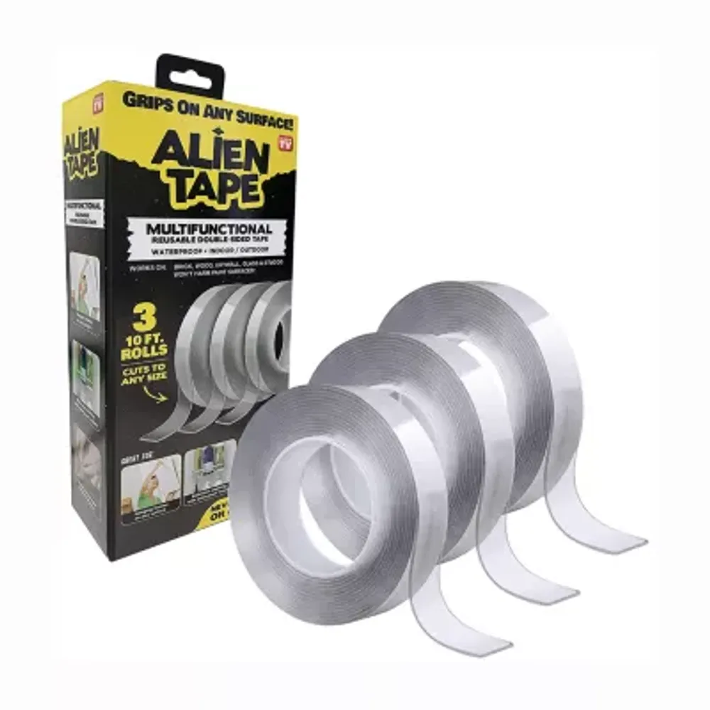 Alien Tape Double Sided Multipurpose Removeable Adhesive Transparent Grip MountingTape