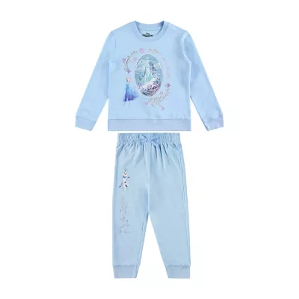 Disney Collection Little & Big Kid Girls 2-pc. Frozen Pant Set