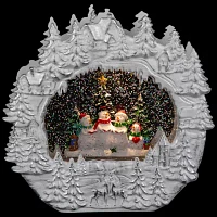 Northlight 9.5in Led Snowmen Christmas Snow Globe