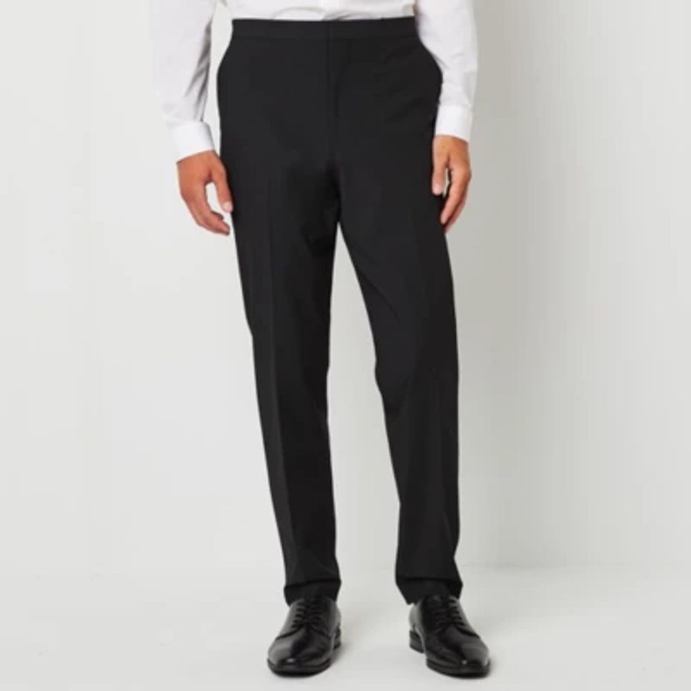 J. Ferrar Ultra Comfort Mens Stretch Fabric Slim Fit Tuxedo Pant