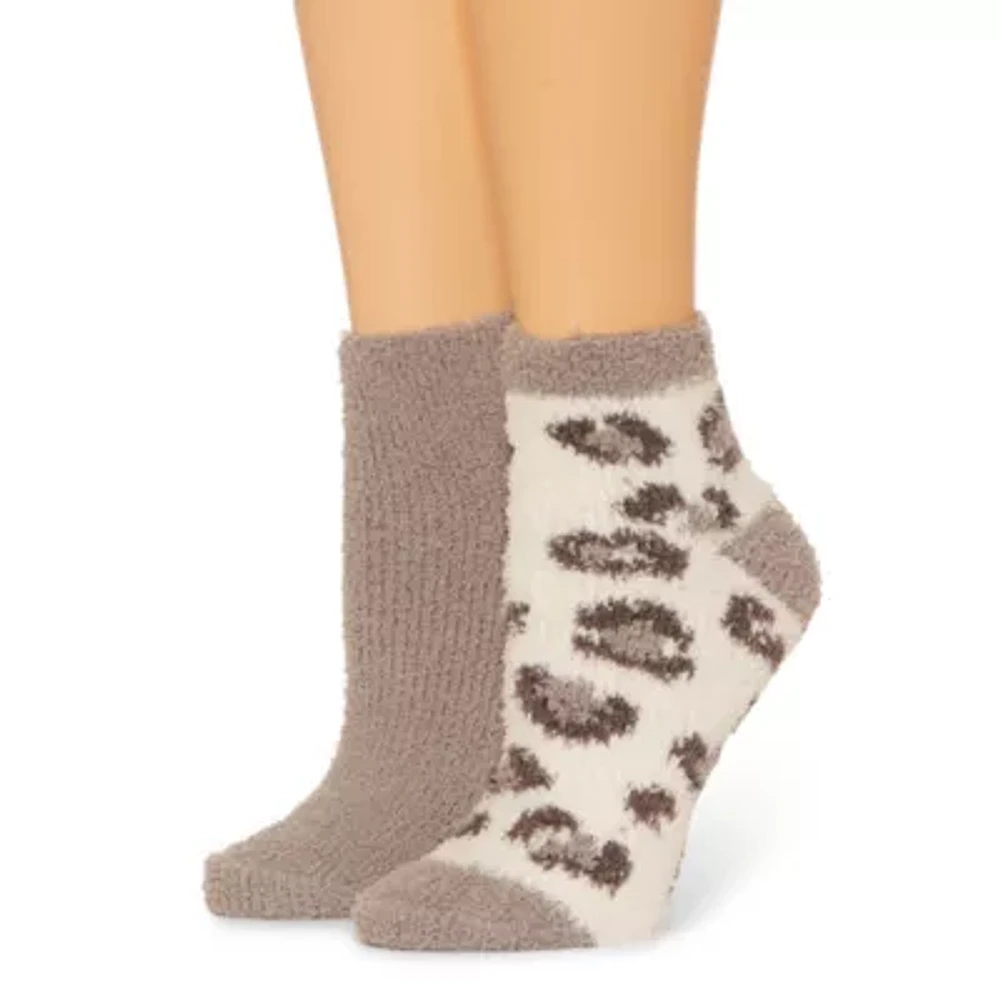 Mixit Cozy Womens 2 Pair Low Cut Socks