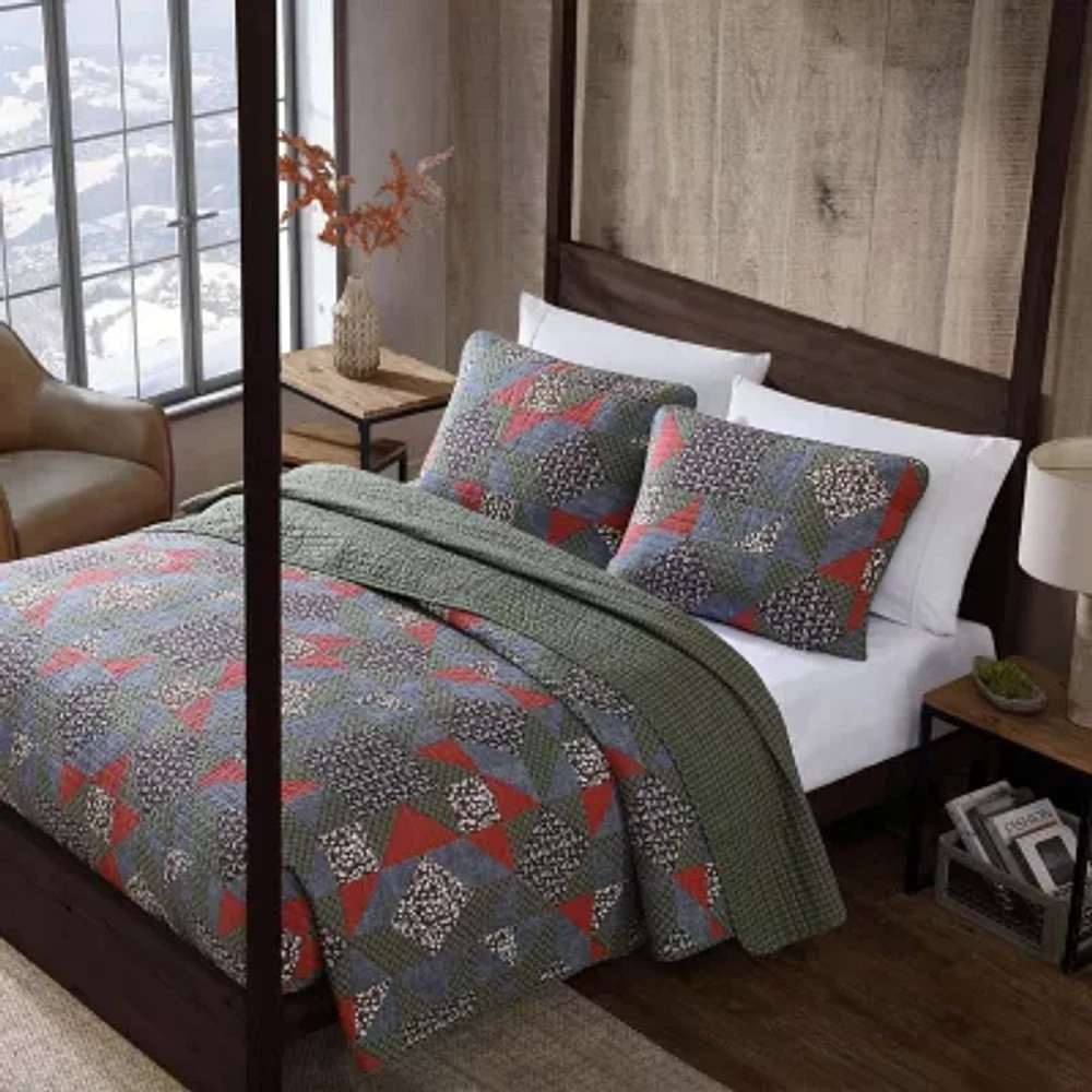 Eddie Bauer Block Patchwork Quilt Set