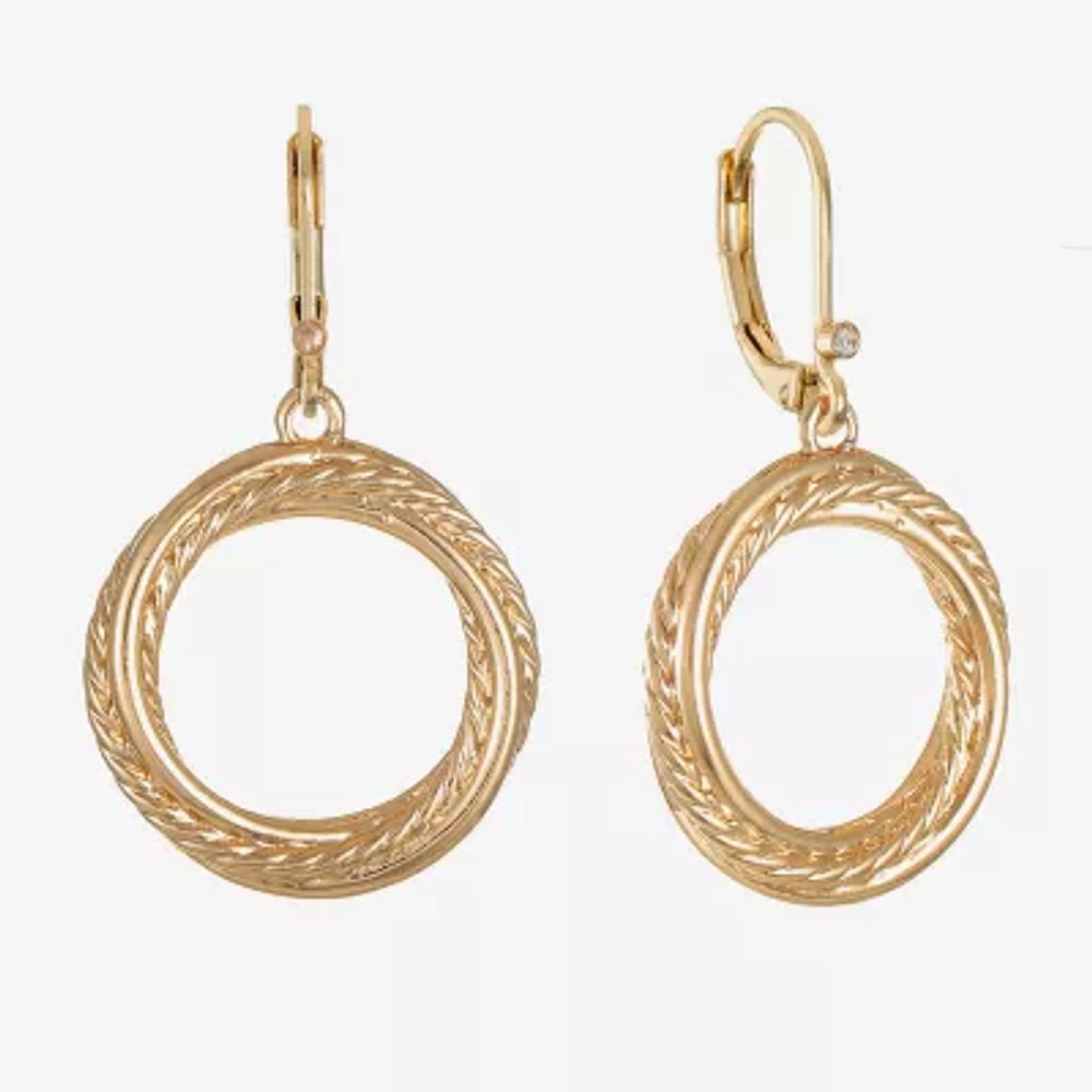 Monet Jewelry Womens Round Drop Earrings