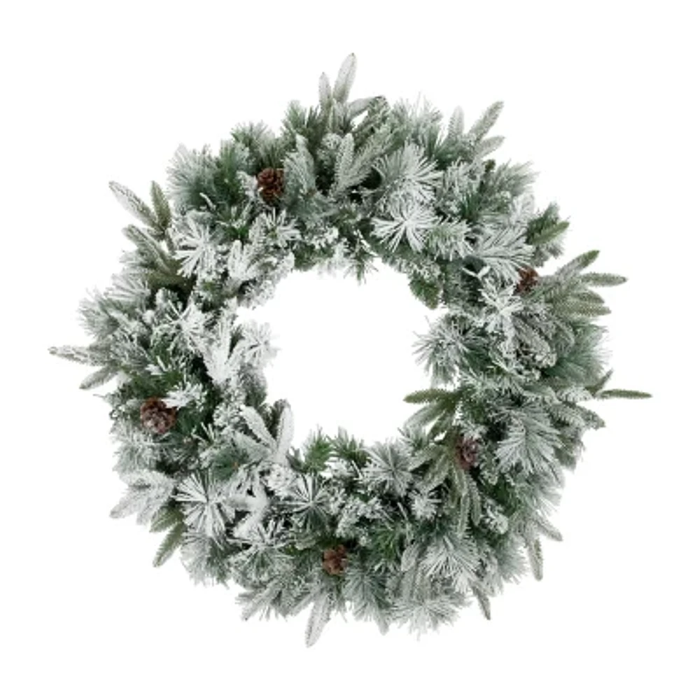 Northlight Rosemary Emerald Angel Pine Wreath