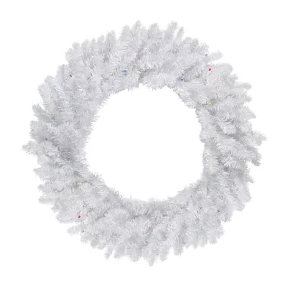 Northlight Snow White Pre-Lit Wreath