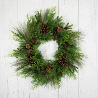 Northlight Pinecone And Jingle Bells Wreath