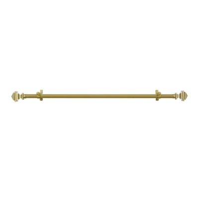 Buono II ¾" Adjustable Curtain Rod with Bach Finial
