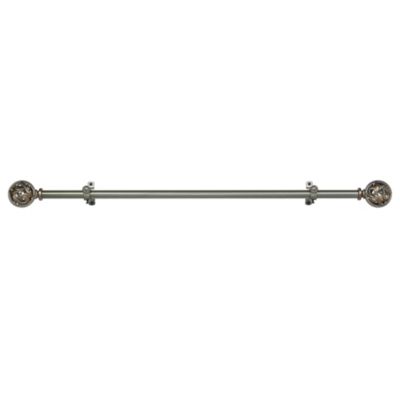 Buono II ¾" Adjustable Curtain Rod with Grace Finial