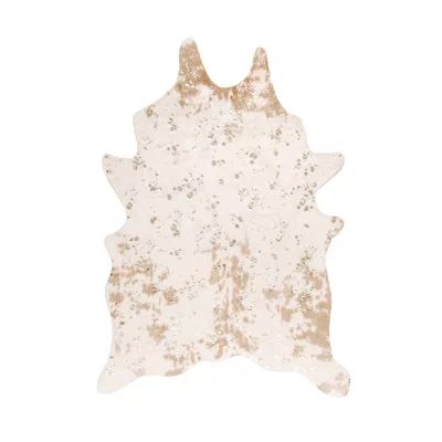 nuLoom Iraida Faux Cowhide Rectangular Rug