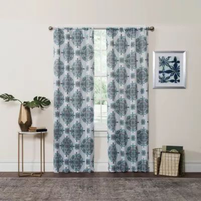 Eclipse Olivia Rod Pocket Light-Filtering Single Curtain Panel