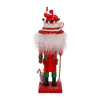 Kurt Adler 10in Hollywood With Santa Hat Christmas Nutcracker