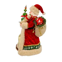 Kurt Adler 10.5-Inch Fabriché Musical 12 Days of Christmas Santa