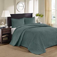 Madison Park Mansfield Antimicrobial Treated Reversible Quilt Set