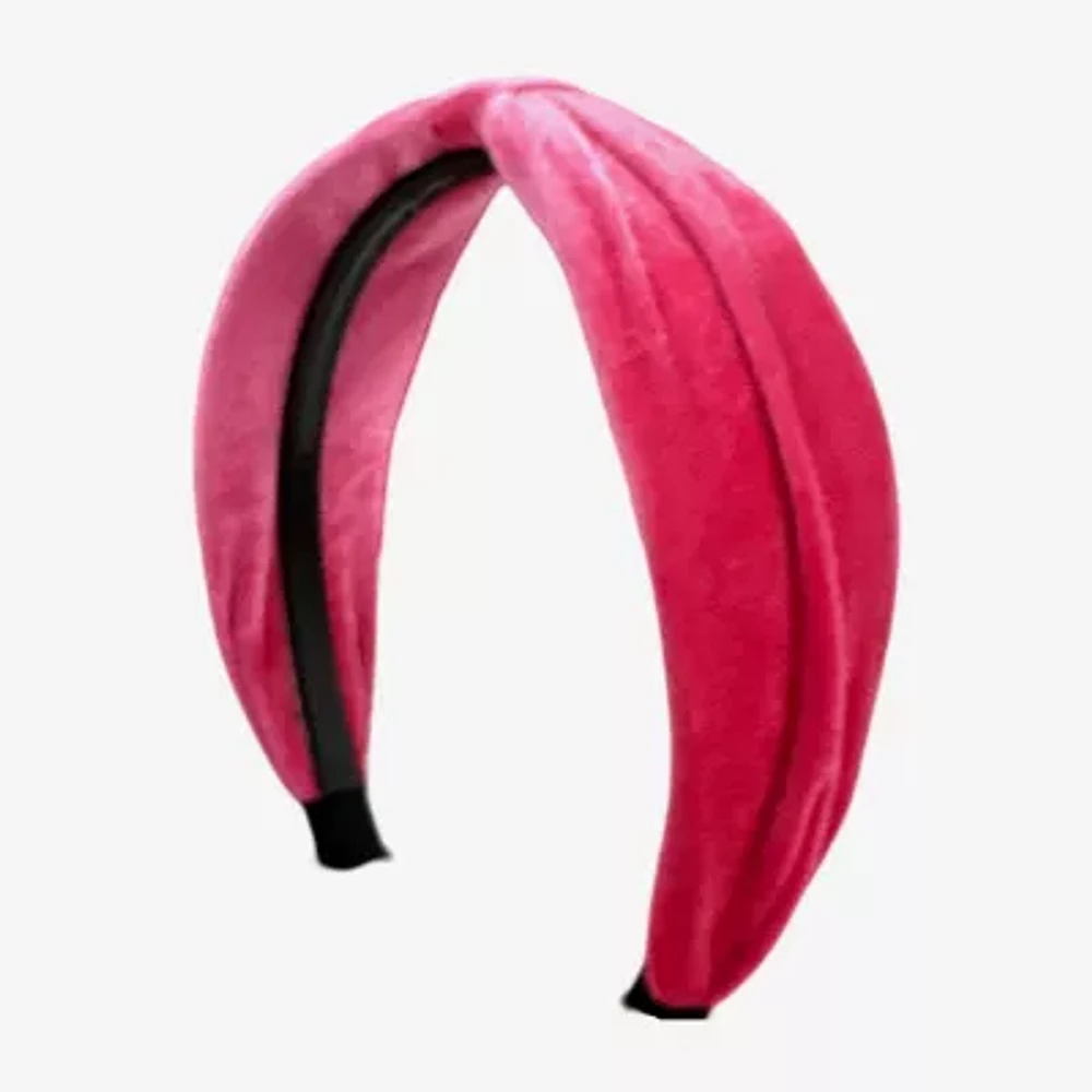 Bijoux Bar Pink Velvet Headband