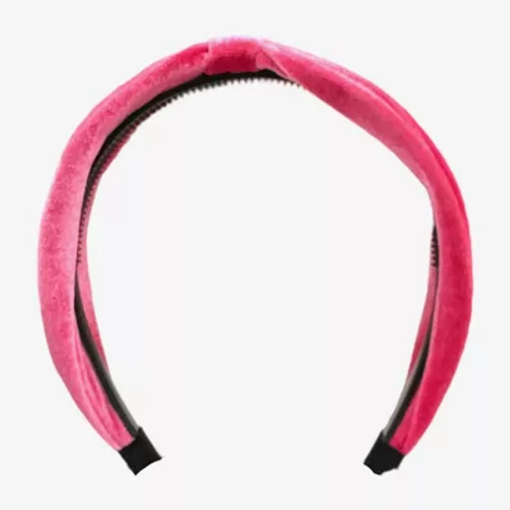 Bijoux Bar Pink Velvet Headband